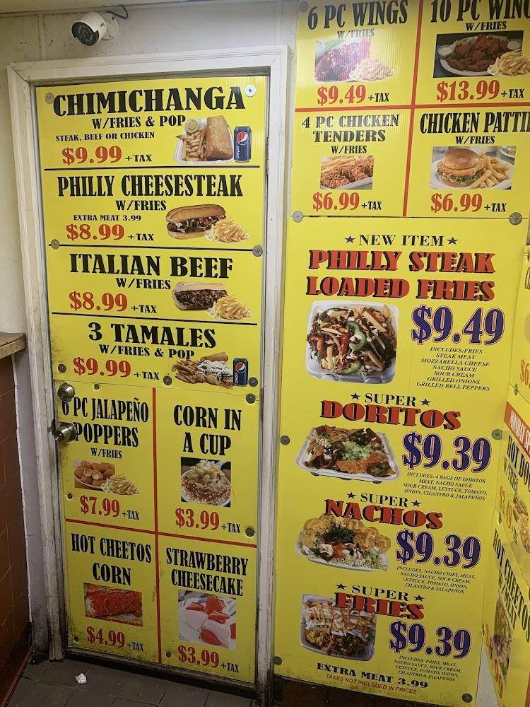 Gyros Express Burrito Dinner "Rice, Fried Beans & Pop"